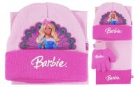 Zimní souprava Barbie růžová