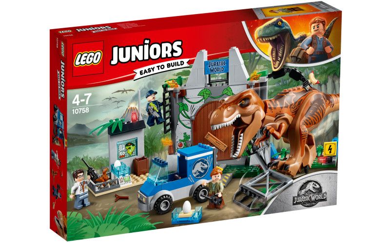 LEGO Juniors 10758 Jurský svět T. rex Breakout
