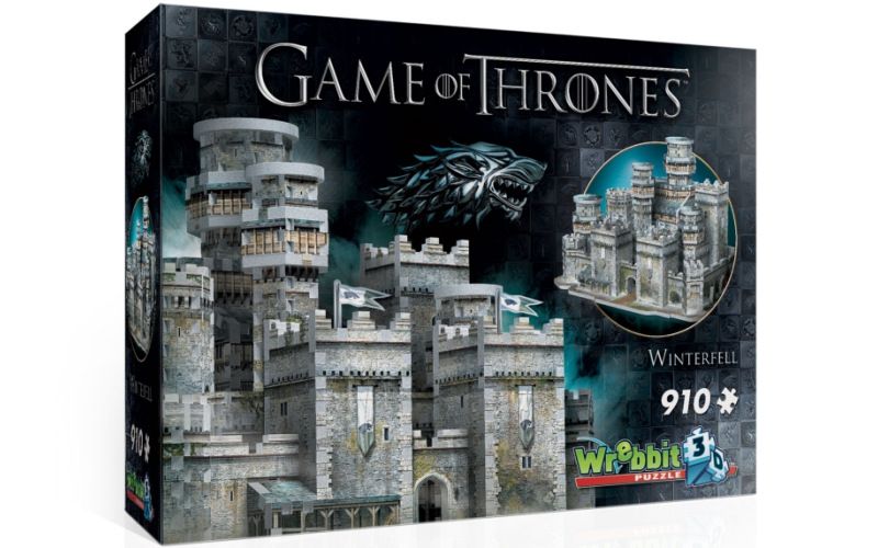 Game of Thrones - 3D Puzzle Winterfell 910 dílků