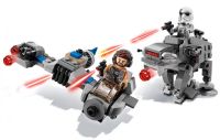LEGO Star Wars 75195 Snežný spídr a kráčející kolos Prvního řádu