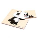 Krteček Krtek a Panda v krabičce natur 16 dílků