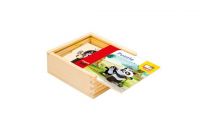 Krteček Krtek a Panda v krabičce natur 16 dílků