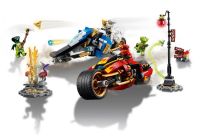 LEGO Ninjago 70667 Kaiova motorka s čepelemi a Zanův sněžný skútr