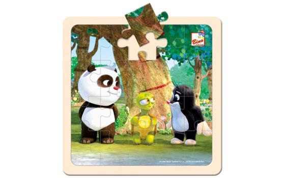 Puzzle Krtek a Panda se želvou
