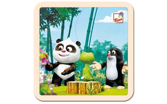Puzzle Krtek a Panda v lese