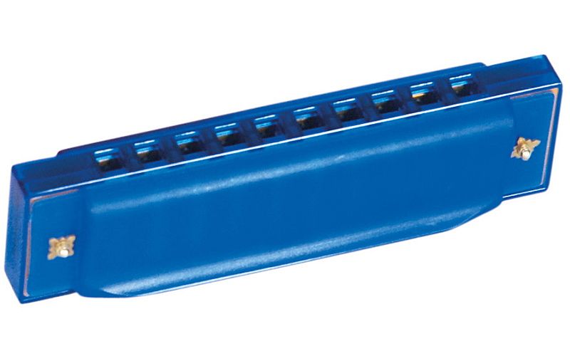 Bino Foukací harmonika modrá