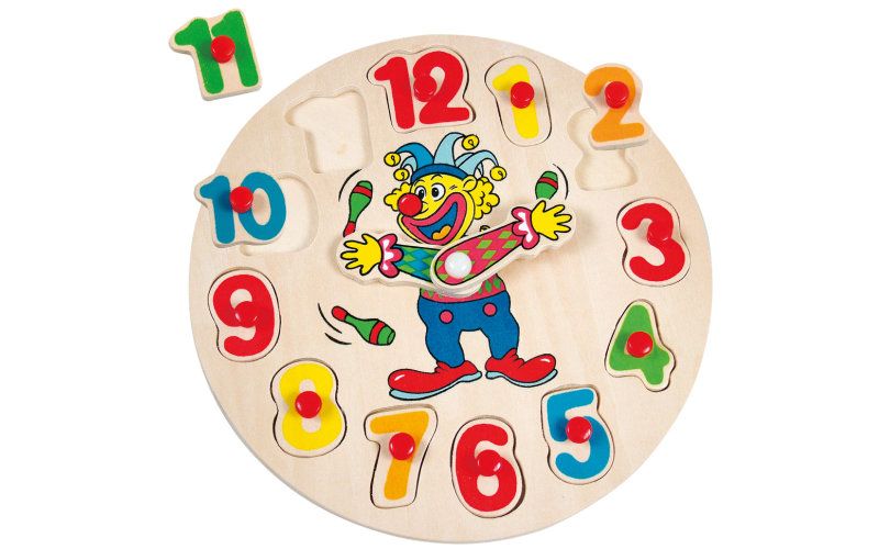 Bino Hodiny - puzzle klaun Otto
