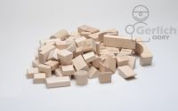 Dřevěné kostky 50 natur