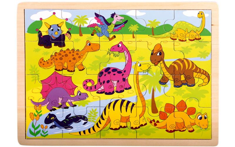 Puzzle, Dinosauři