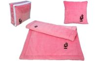 Sada deka + polštář Malá čarodějnice - růžová