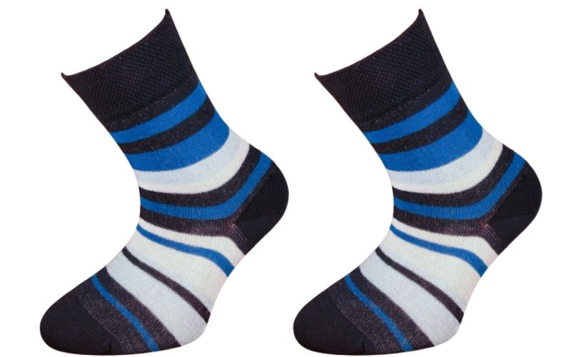 Dětské bavlněné ponožky JANKA - tmavě modré