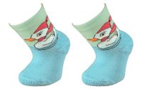 Dětské bavlněné ponožky KAČKA - modré