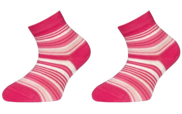 Trepon Dětské kotníčkové ponožky ZIRKA - růžové Velikost 16-18