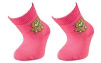 Kojenecké bavlněné ponožky Ferda - růžové