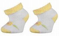Kojenecké termo ponožky Anička - žluté