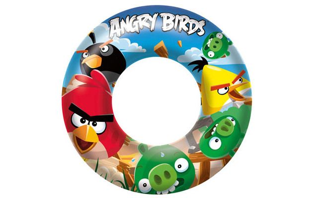 Nafukovací kruh - Angry Birds, průměr 56 cm