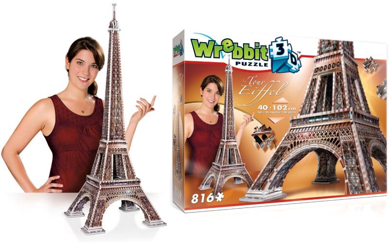 3D puzzle Eifelova věž 816 dílků