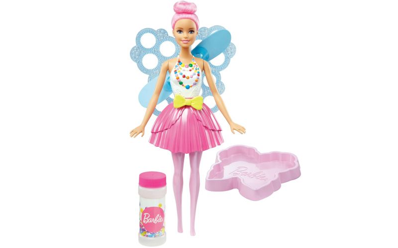 Barbie bublinková víla 29 cm růžová