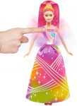 Barbie duhová princezna se světýlky a zvukem