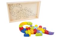 Puzzle ABC dinosaurus